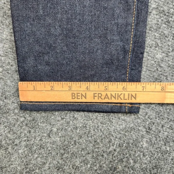 Hiroshi Kato Jeans Mens 32x26 Raw Selvedge Denim Made In USA Slim Straight